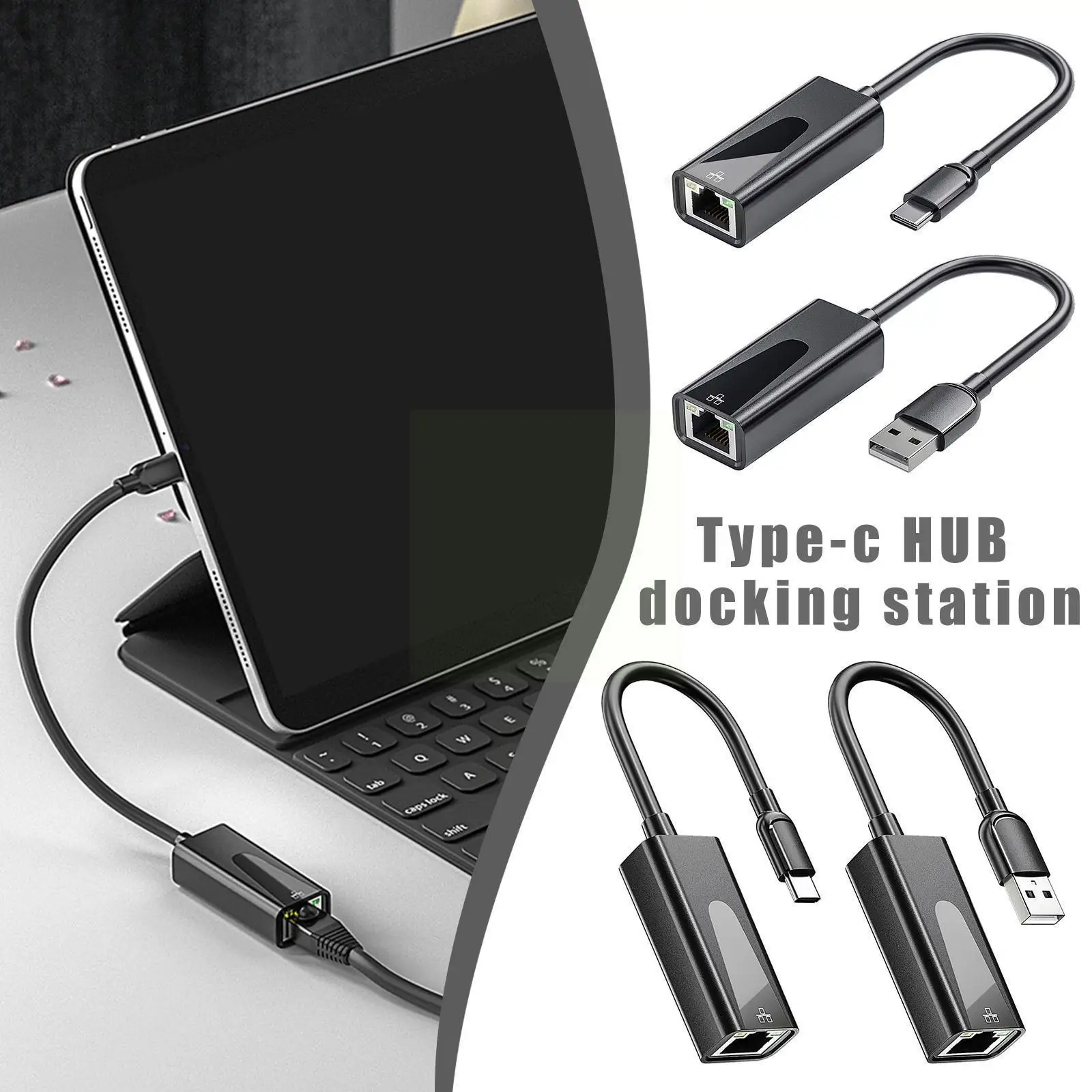 

Док-станция с USB на RJ45, 5 Гбит/с