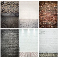 thick cloth vintage brick wall wooden floor photography backdrops graffiti photo background studio prop 2216 dcr 13