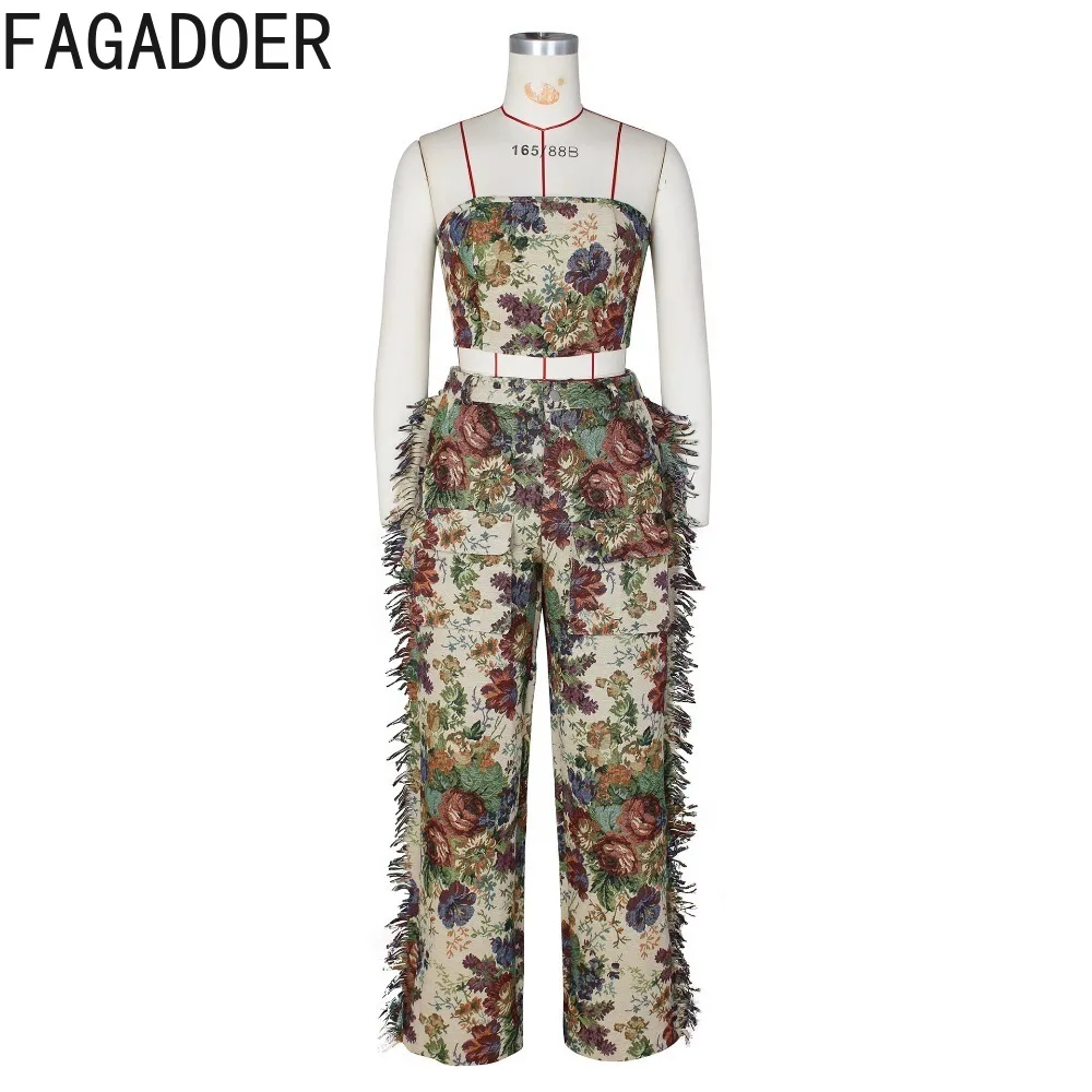 Женский комплект из двух предметов без рукавов с открытой спиной и цветочным