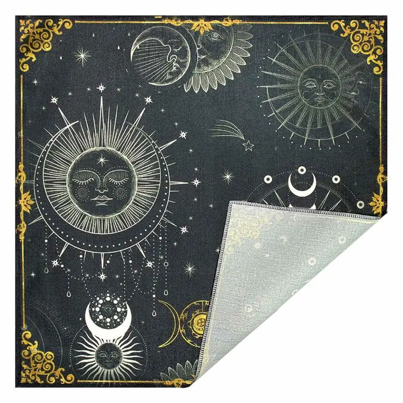 

Tarot Cloth Flannel Altar Cloth Witchcraft Supplies Altar Cloth Tarot Tapestry Cloth Witchy Decor Fortune Teller Accessories For