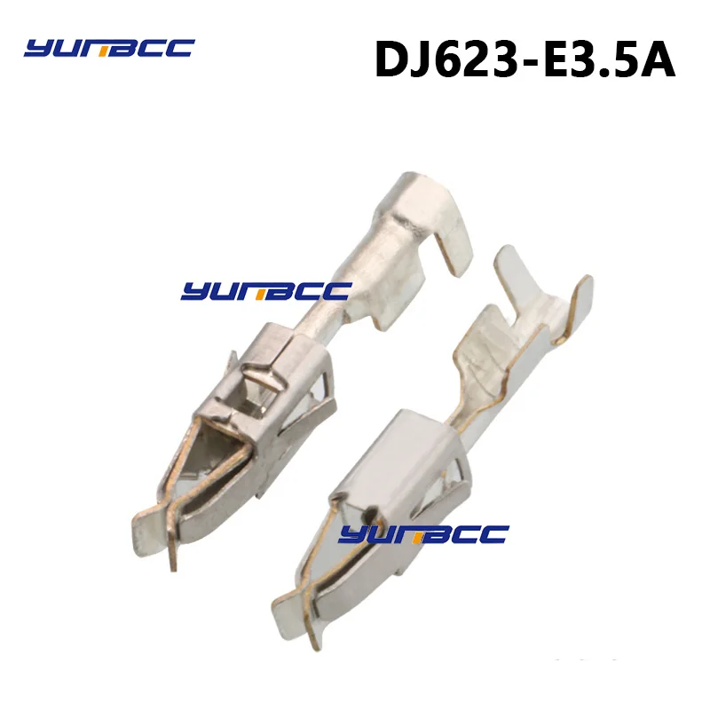 

50 Pcs DJ623-E3.5A Car Splices Wire Terminal Crimp Terminal Electrical Auto Connectors Female Terminals 929939-3 964286-1