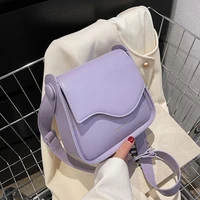 small flap crossbody messenger bags for women 2022 trend fashion summer candy color ladies branded shoulder handbags purses