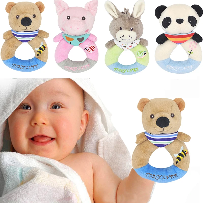 

Newborn Plush Infant Toys Baby Crib Bed Spiral Rattle Mobiles Handle Toys Stroller Hanging Bell Teether Baby Toys 0-12 Months