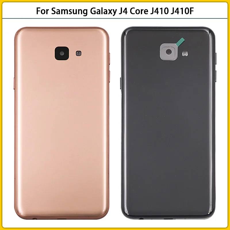 

New Back Battery Door Rear Housing Cover Case With Side Button With Lens For Samsung Galaxy J4 Core SM-J410 J410F J410