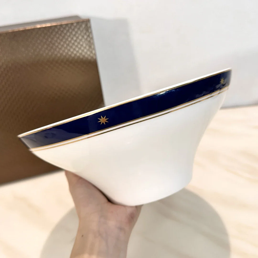 Cuenco керамическая коммерческая сегмента) cuencos sopa hu ziy theo dorado azul Klein ensalada fios tuerca gran