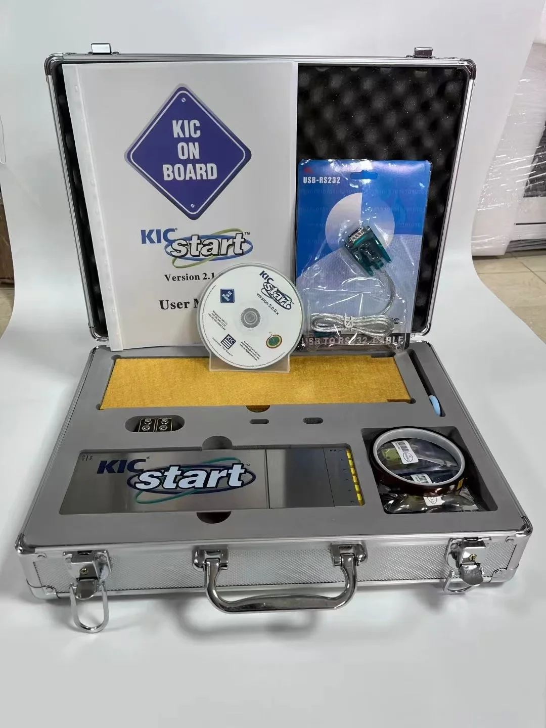 Высококачественная 9-канальная тонкая печь оплавления Kic 2000 SMT profil Kic2000