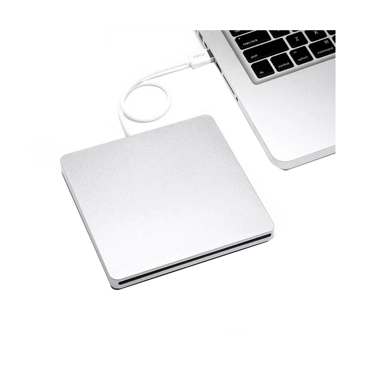 

External DVD Drive USB 2.0 Portable CD DVD +/-RW Drive DVD Burner for Laptop Macbook Pro Air Windows 7/8/10 Pink