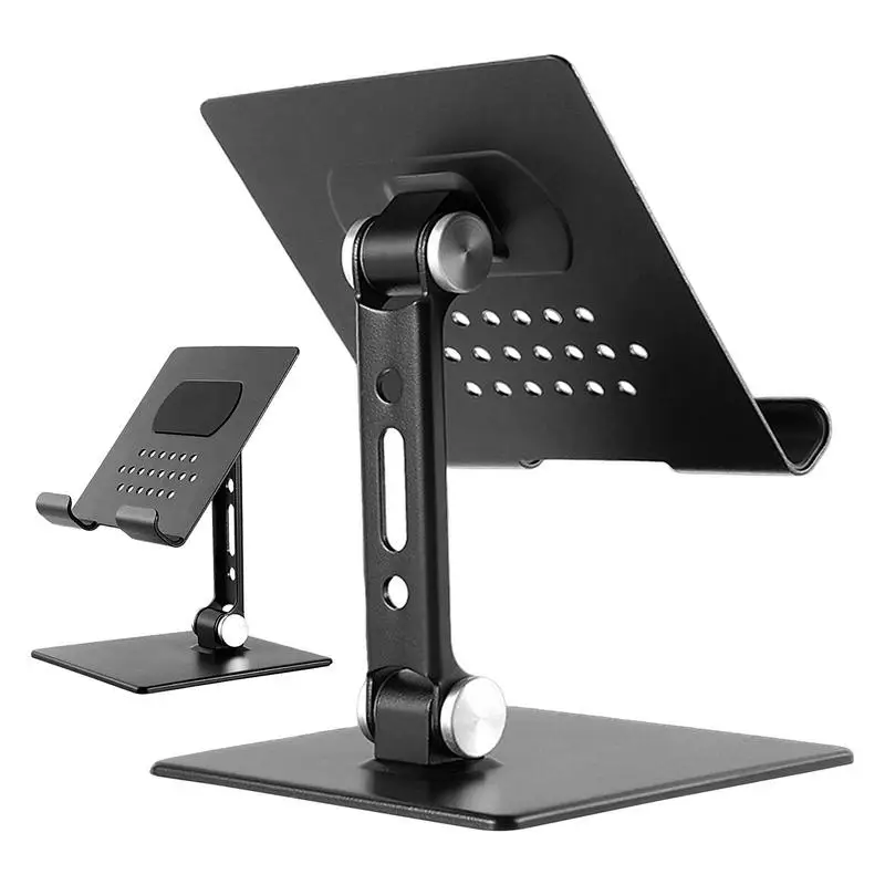 

Металлическая настольная подставка для ноутбука, складной держатель для планшетов, настольная подставка для Iphone, Ipad, Xiaomi, регулируемый держатель для планшета