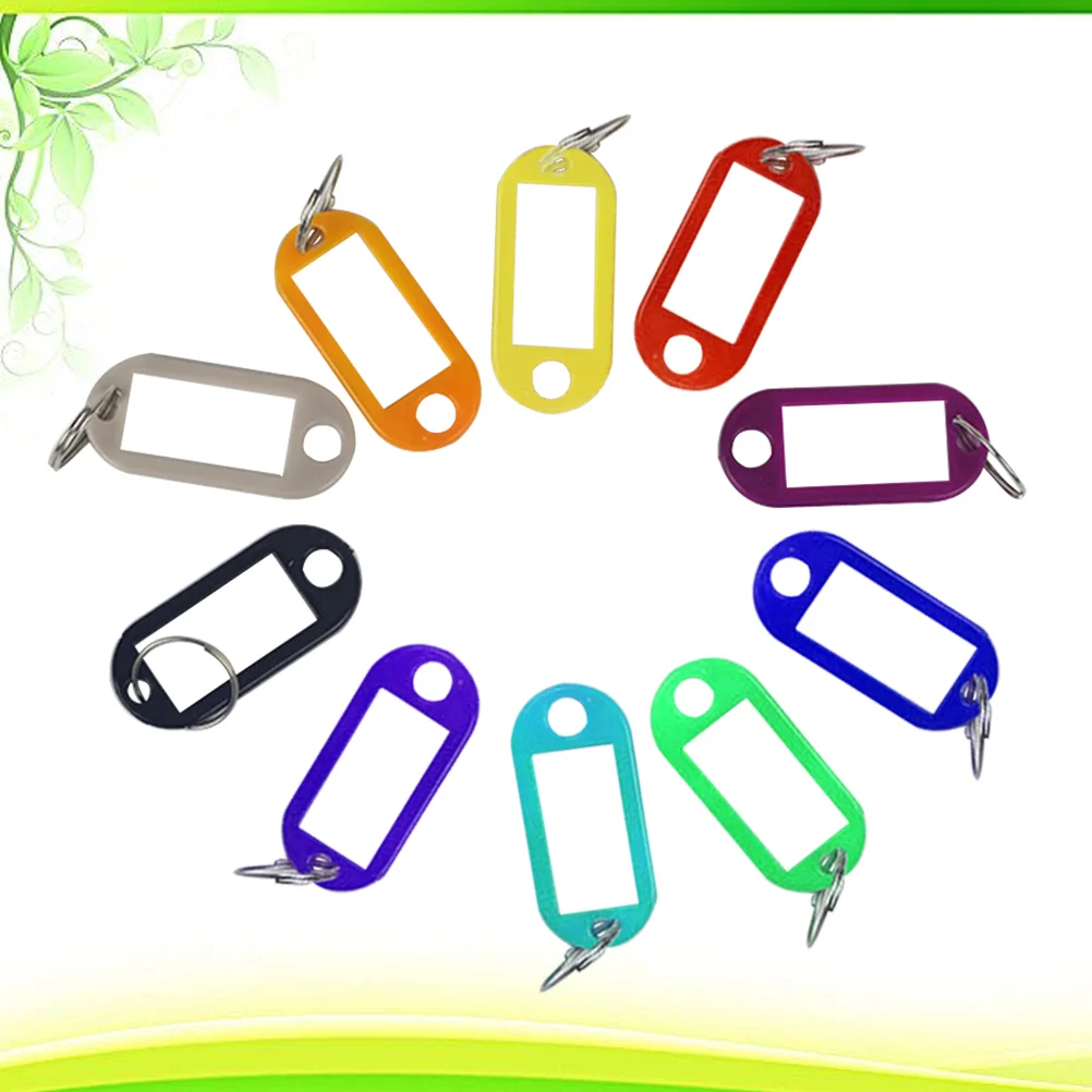 

Tags Key Keychain Ring Color Withlabel Blank Holder Keys Tag Carlabels Window Assorted Paper