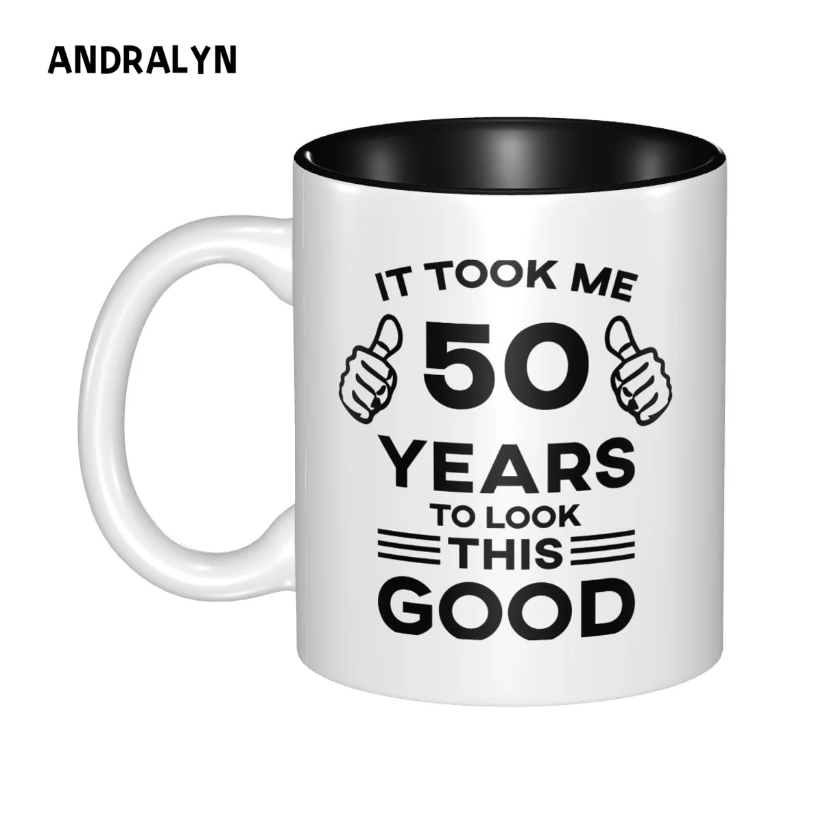 

Personalised It Took 50 Years To Look Mug 11oz Ceramic Coffee Mugs Cup Tea Cups