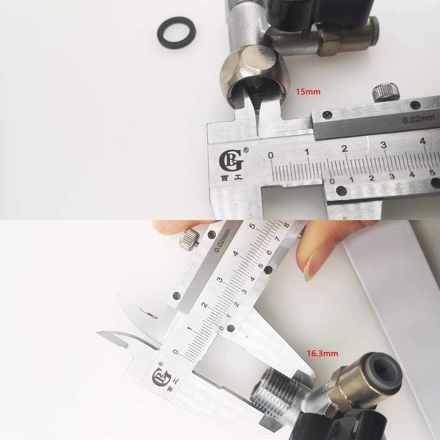 3/8'To 1/4‘’Lead Free RO Feed Water Adapter Tee Ball Valve Faucet Shut Off Fitting Connection Filter |