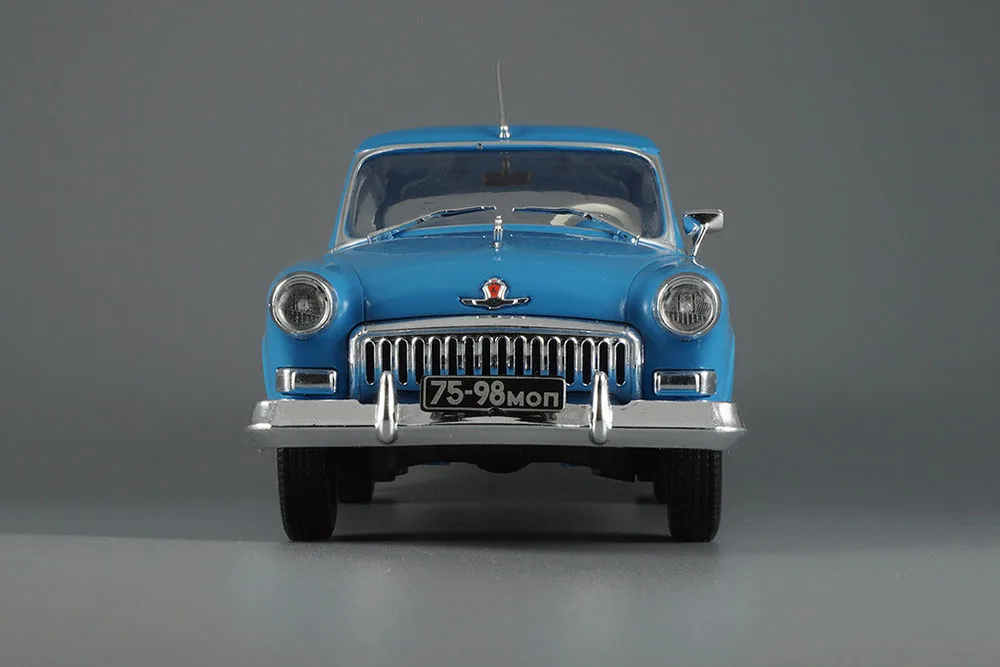 GORKY 21I VOLZHSKY CAR 1957 BLUE (USSR RUSSIAN) LEGENDARY SOVIET CARS #1 | ГОРЬКИЙ 21И ВОЛЖСКИЙ АВТОМОБИ Игрушки и