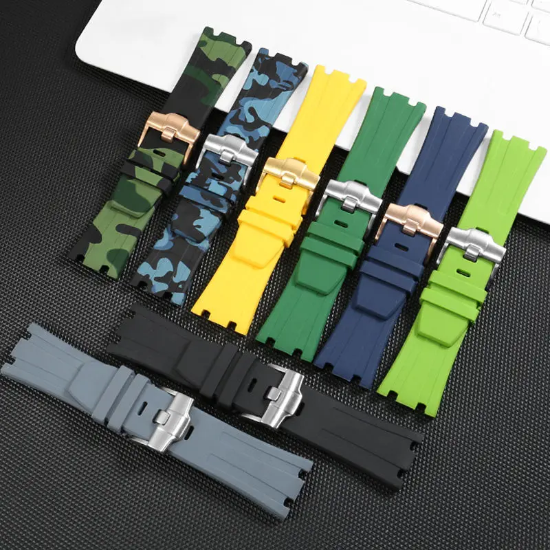 Watch strap suitable for AP Royal Oak Offshore series 15400/15202/15703 waterproof rubber silicone strap 28mm
