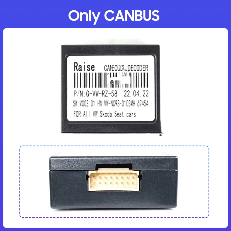 

QSZN для SEAT LEON/ALTEA/VW Android автомобильный радиоприемник Canbus Box декодер жгут проводов адаптер кабель питания G-VW-RZ-58