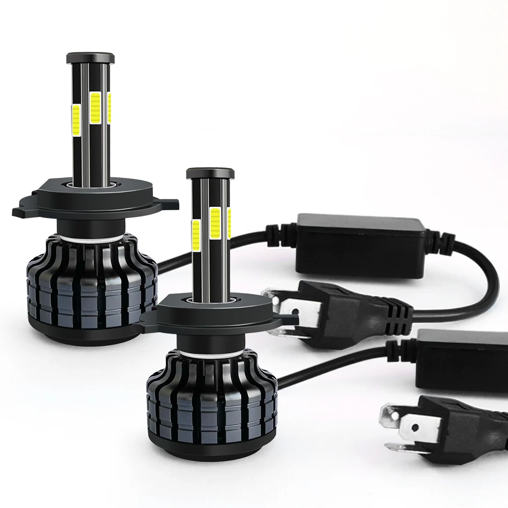 

1PCS H4 Led Headlight Bulbs H7 LED Canbus Car Lights H11 H3 880 881 H1 HB3 9005 HB4 9006 H13 12V 6000K Auto Headlamps 360° Light