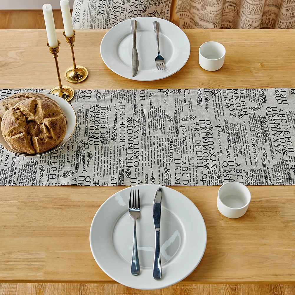 1 шт. серия Nuan современный стиль дорожка для стола льняной декор праздничной