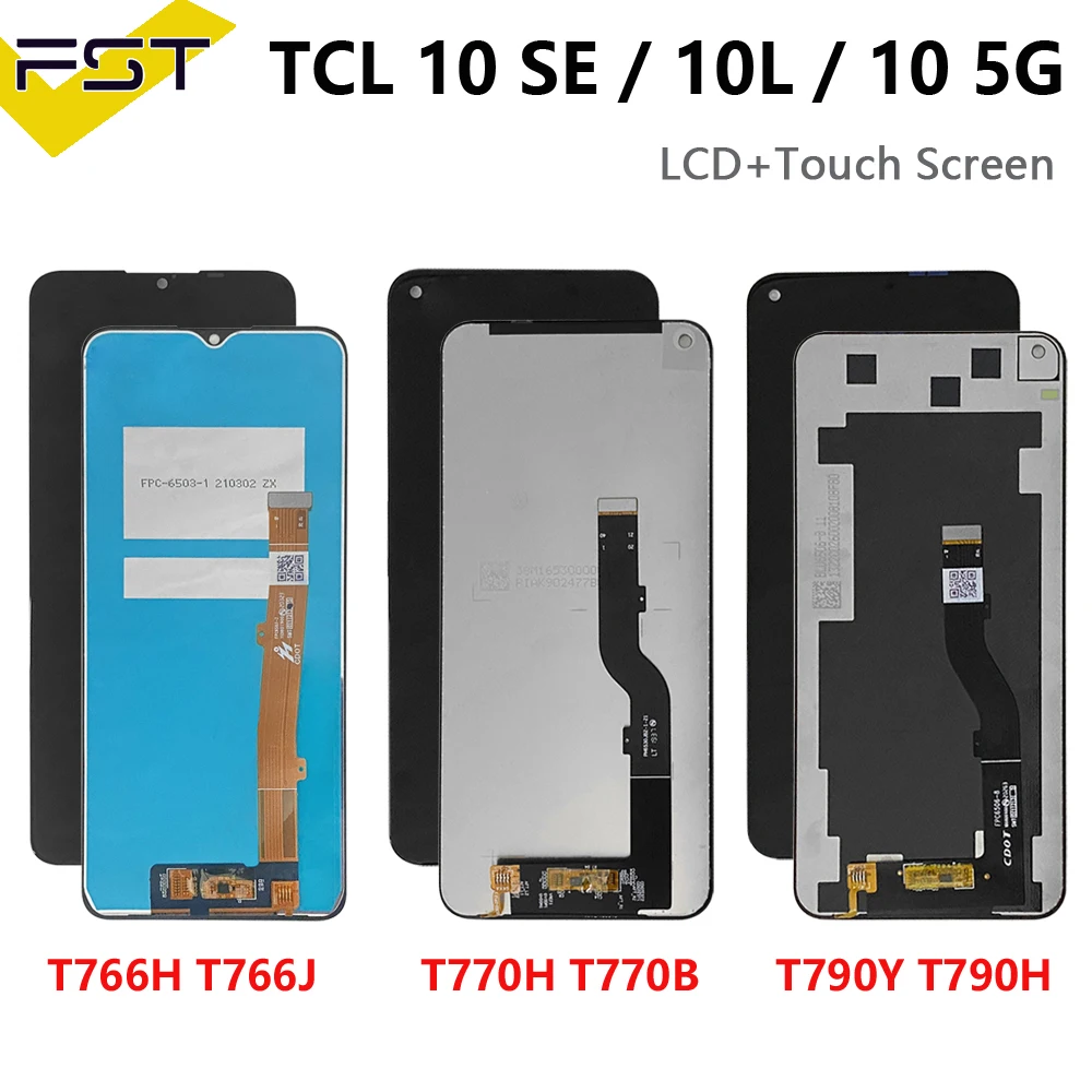 Оригинальный ЖК-дисплей для TCL 10 SE T766H 10 5G LCD T790Y T790H сенсорный экран дигитайзер для TCL 10L T770H PLEX T780H LCD