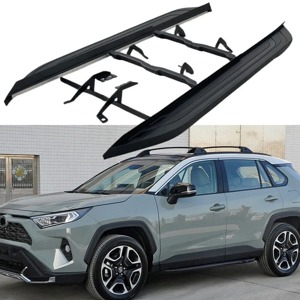 2 шт. подходит для Toyota RAV4 2019-2023 2024 фиксированная дверь боковая подножка педаль Nerf