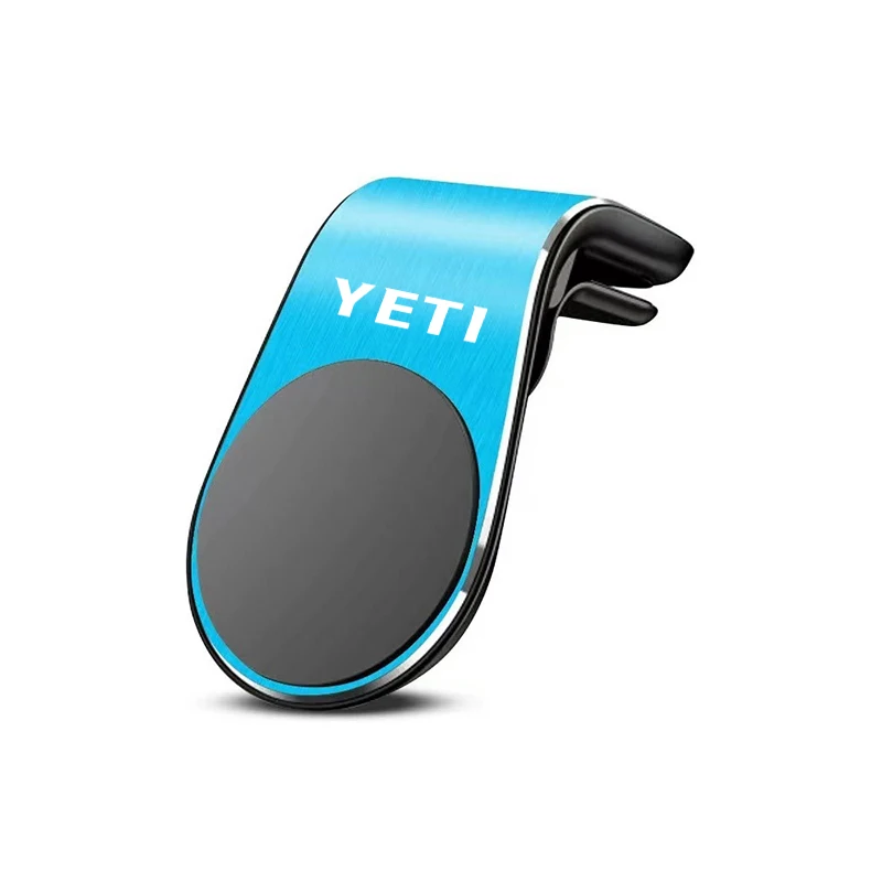 

Автомобильный держатель для телефона с логотипом skoda Yeti, GPS-крепление, зажим для вентиляционного отверстия, металлический магнит на 360°, подставка для телефона, аксессуары для интерьера