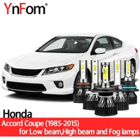 ynfom honda special led headlight bulbs kit for accord coupe 1985 2015 low beamhigh beamfog lampcar accessories