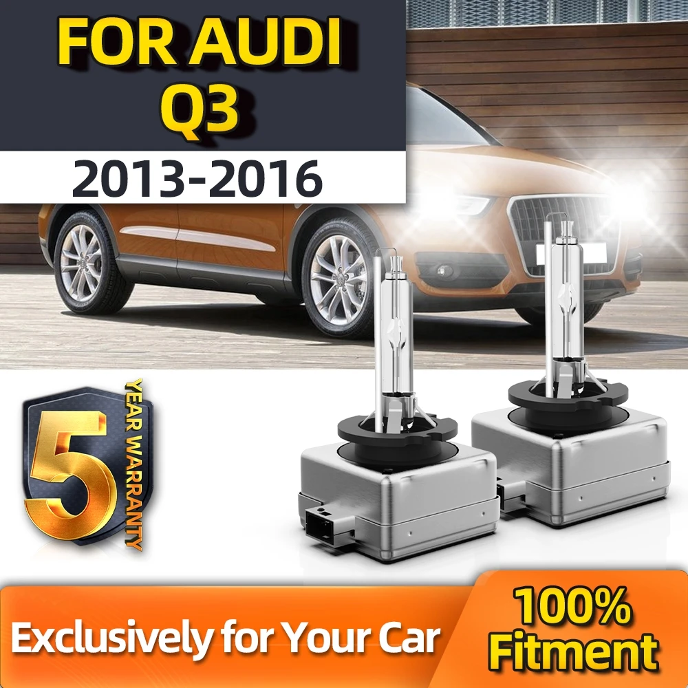 

Crossfox 2pcs Super Bright High Quality D3S HID Car Headlight Bulb 6000k Color Temperature For Audi Q3 2013 2014 2015 2016