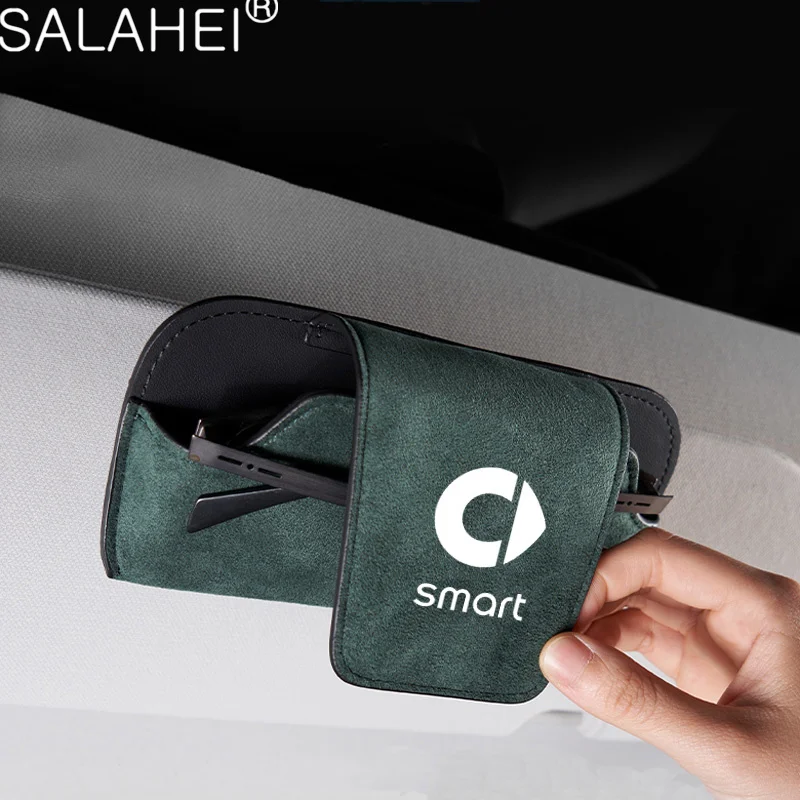 Автомобильный солнцезащитный козырек, зажим для очков Smart Sprite 3 1 Fortwo formy Vision EQ Forease Roadster Forspeed Forfour Forstars Fourjoy