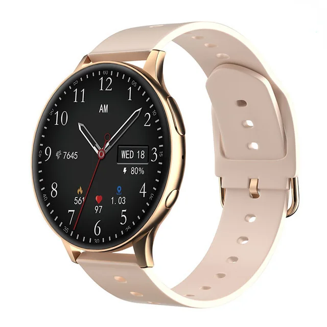 

NFC Smart Watch Kobiety Nagrywanie Smartwatch Dla Androida IOS Bluetooth Call Voice Assistant Cyfrowe Zegarki Nowa Pogoda Zegar