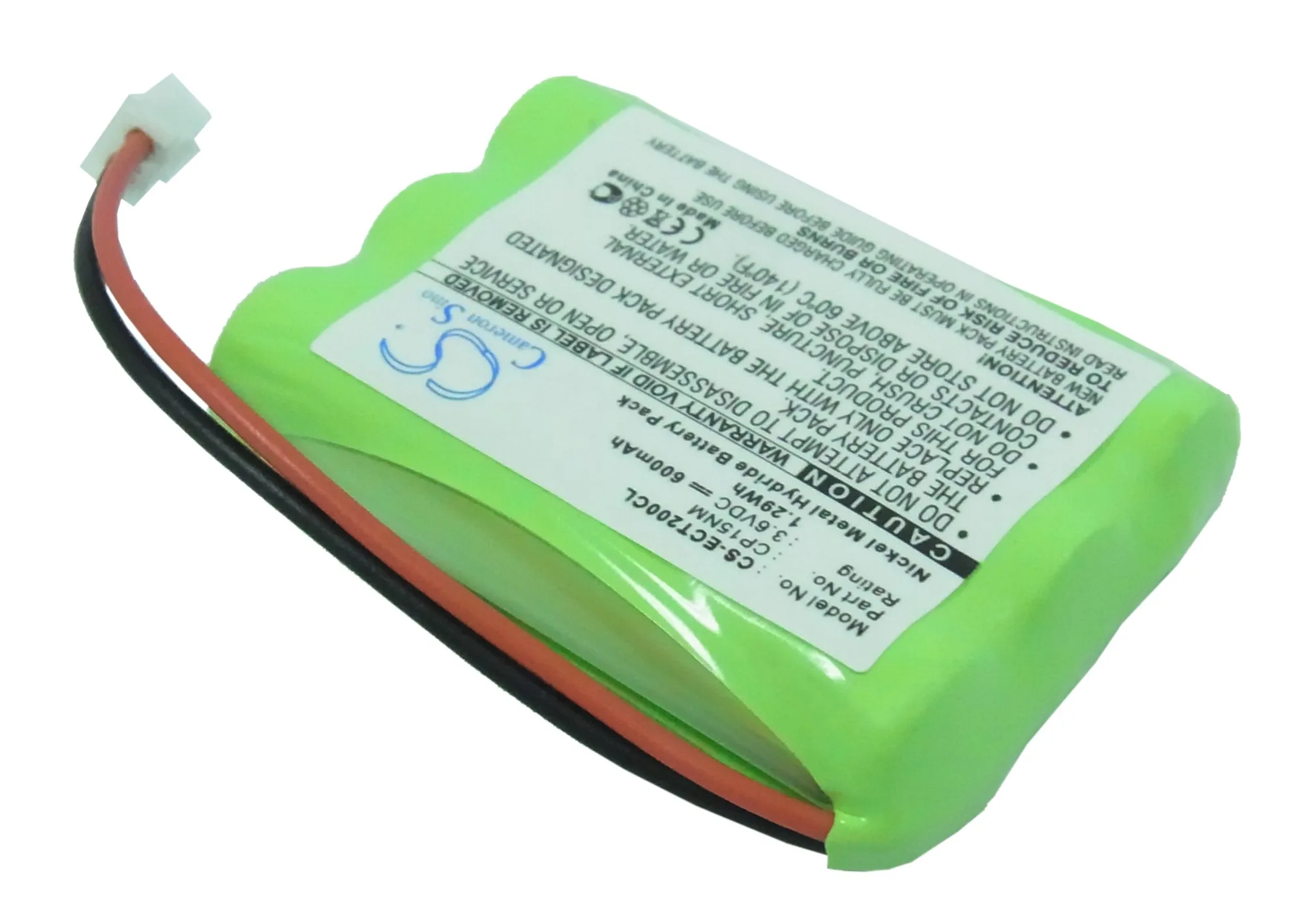 Фото Сменный аккумулятор CS для Ericsson DECT200, DECT230, DECT230i, DT-200, DECT260, DT-290, DT-2, артикул: NTM/BKBNB 101 13/1, 600 мАч / 2.16 Вт·ч №4