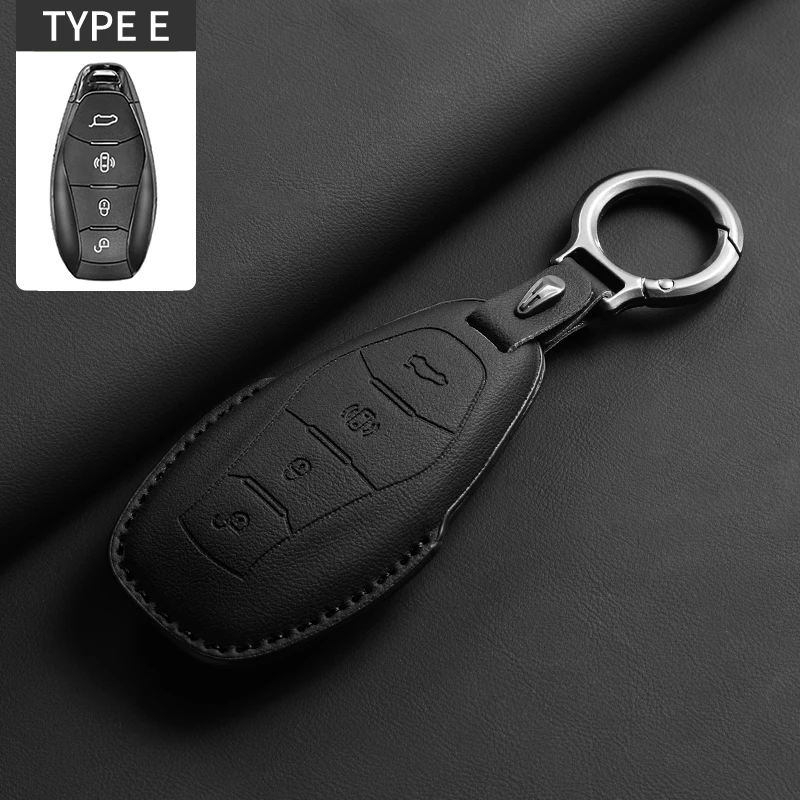 

Оригинальный Кожаный Чехол Для Автомобильного Ключа Для Hongqi H5 H6 H9 HS5 HS7 EH7 HS3 PHEV E-HS9 - Аксессуар Для Ключей Авт...
