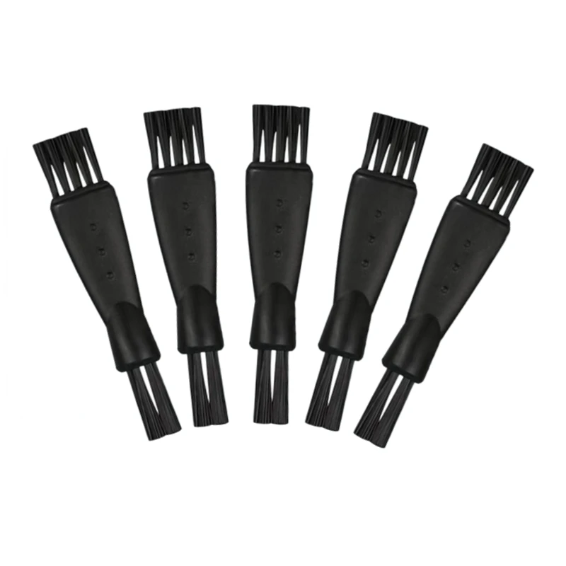 

Sdotter 5PCS Mens Shaver Accessory Razor Brush Hair Remover Cleaning Tool Black Plactic Replacement Head Hair Shaving Tools