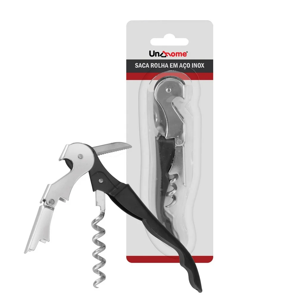 

Stainless steel wine opener corkscrew