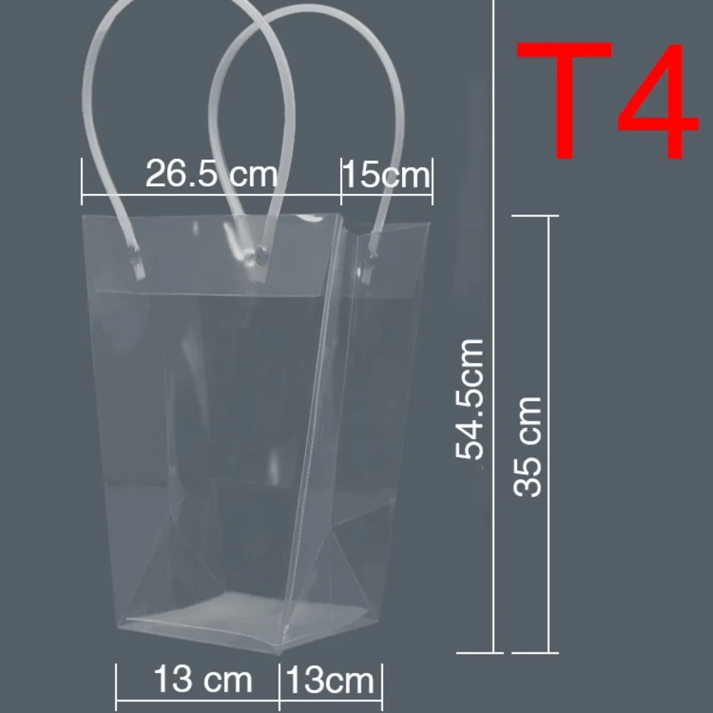 

Прозрачная пластиковая сумка для букета