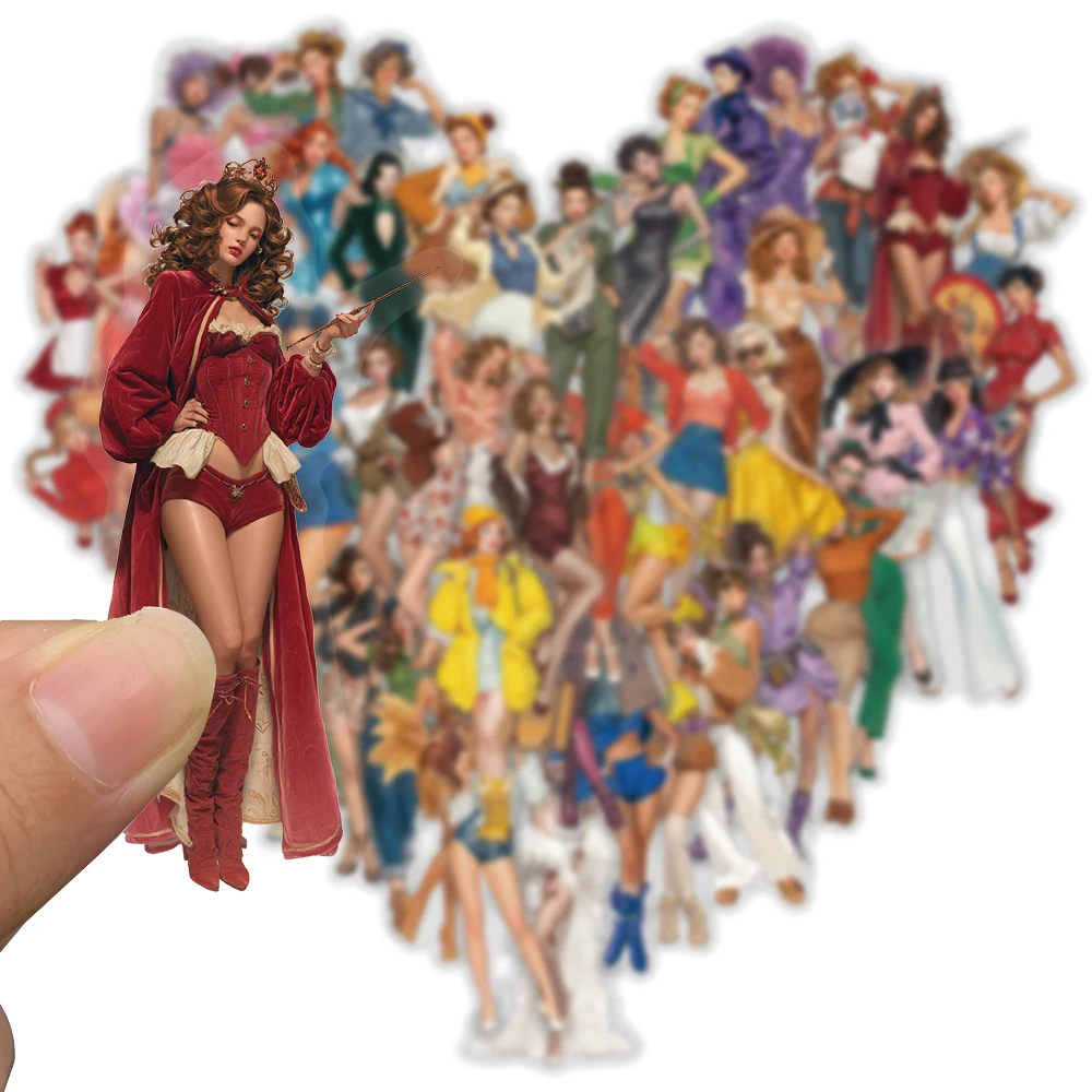 

50/100 Шт. Сексуальные Наклейки На Попу, Прозрачные, В Стиле Ретро, Креативные, Модные, Для Дома, Животных, Мотоциклов, Ноутб...