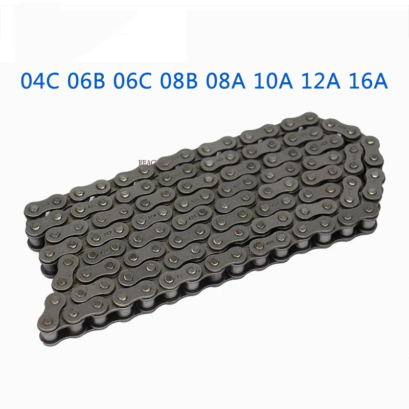 

1.5M Length Single Double Row Short Pitch Industrial Roller Transmission Chain 06B 08B 10A 12A 16A