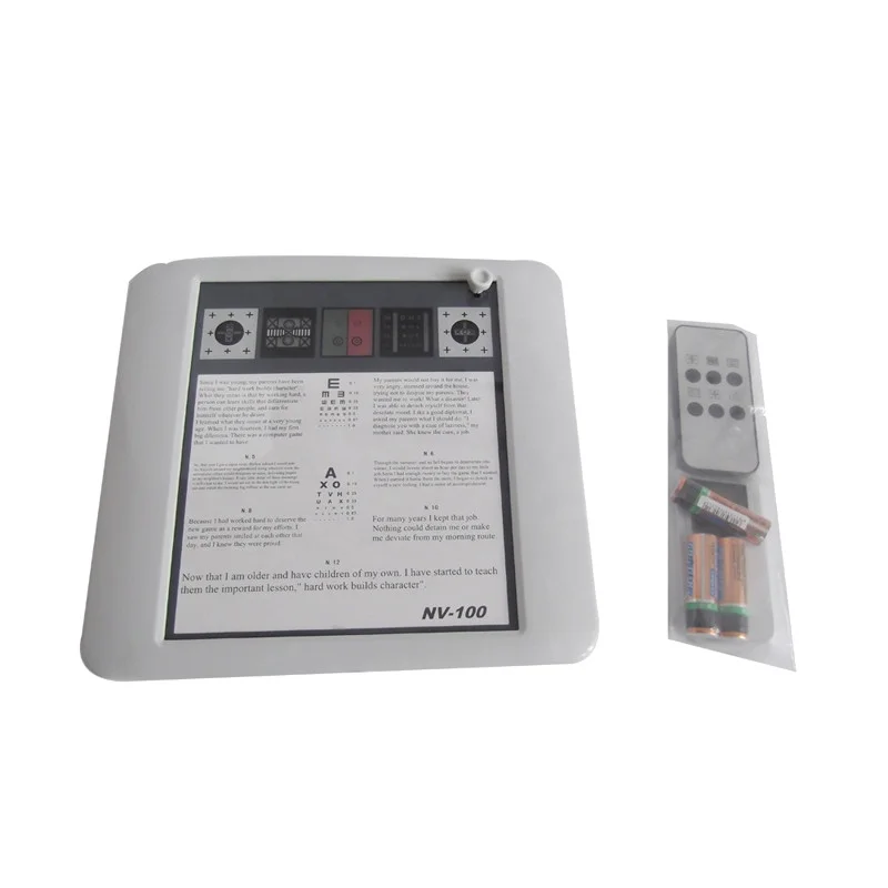 

china eye test machine NV-100 Near vision tester