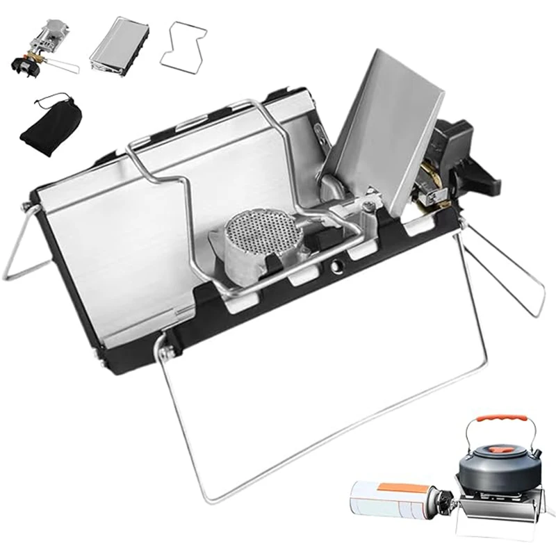 Слитная газовая горелка 2600 Вт плита мини-кассета складная портативная уличная