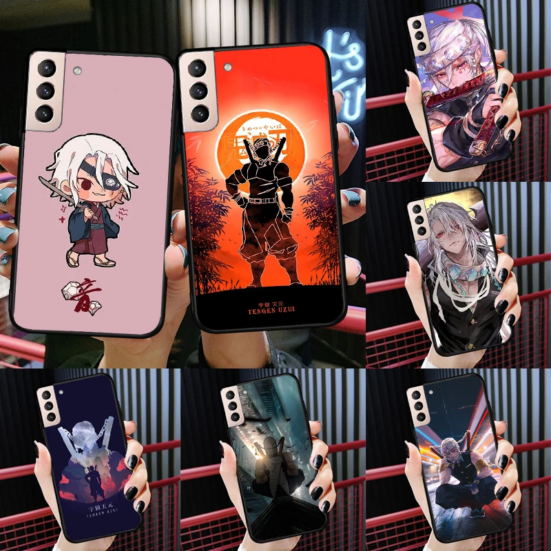 

Demon Slayer Uzui Tengen Fundas For Samsung Galaxy S20 FE S21 FE S22 Ultra Note 20 S10e S8 S9 S10 Note 10 Plus Case