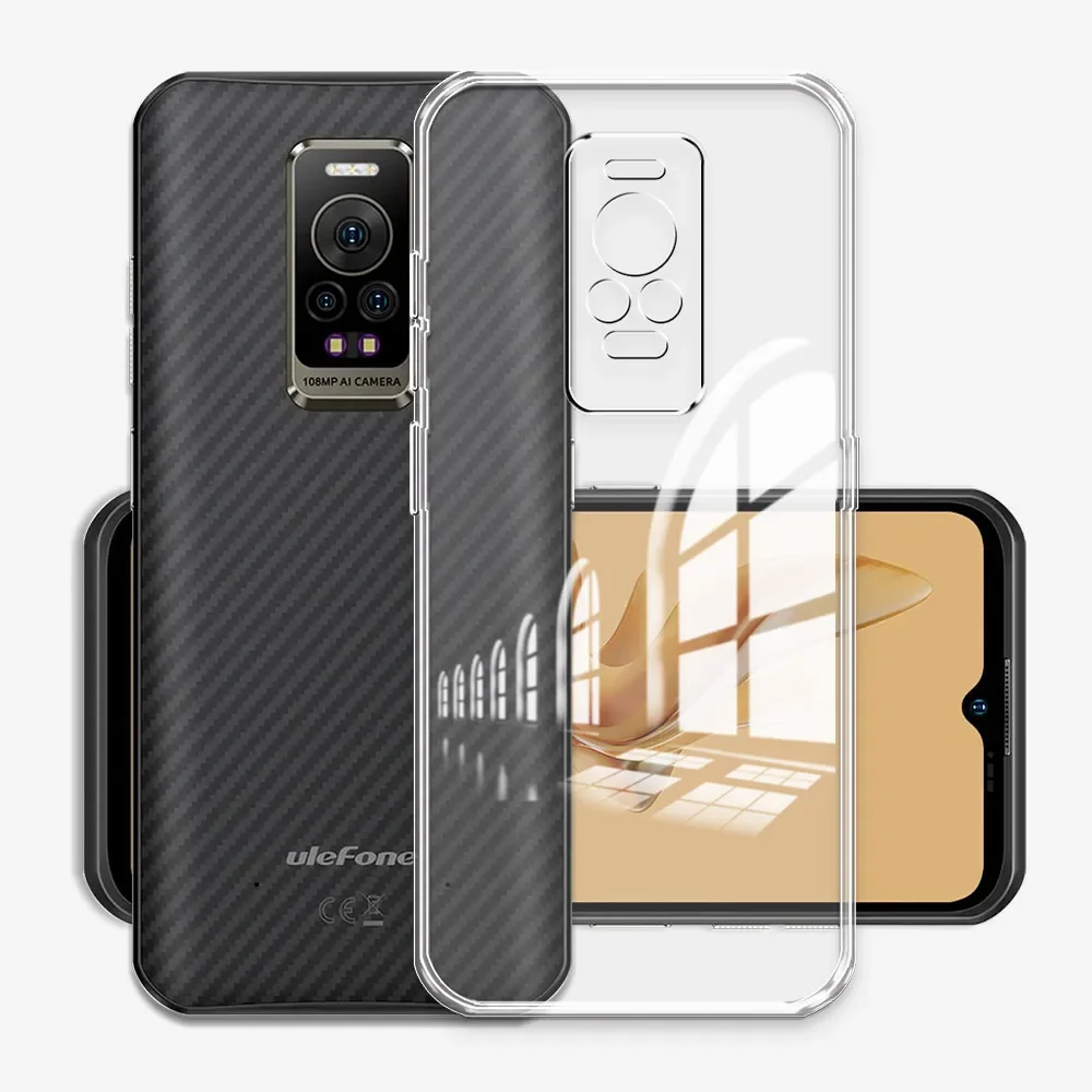 Для Ulefone Armor 17 Pro Чехол Прозрачная мягкая силиконовая искусственная кожа для 17Pro