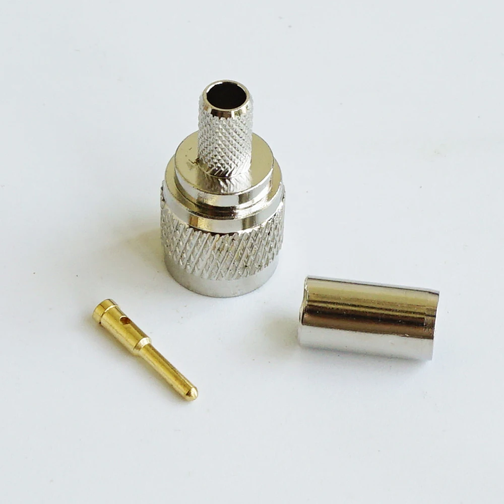 MINI UHF штекер RF коаксиальный коннектор обжимной соединитель для RG58 RG142 RG223 RG400 LMR195