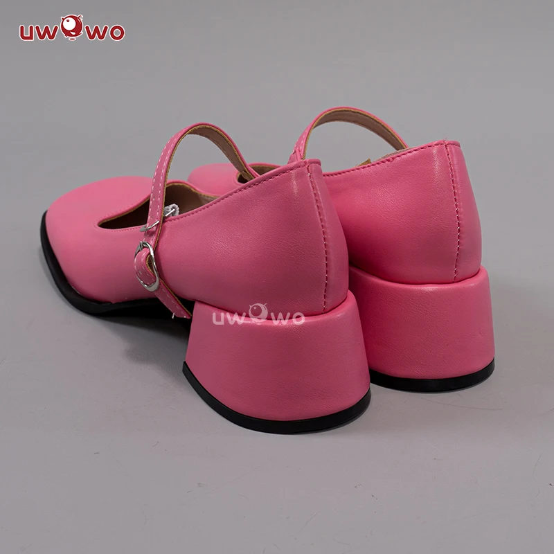 Обувь для косплея UWOWO Rubyy Hoshinoo Idoll Stagee Performance Ver. Кожаные ботинки на высоком каблуке