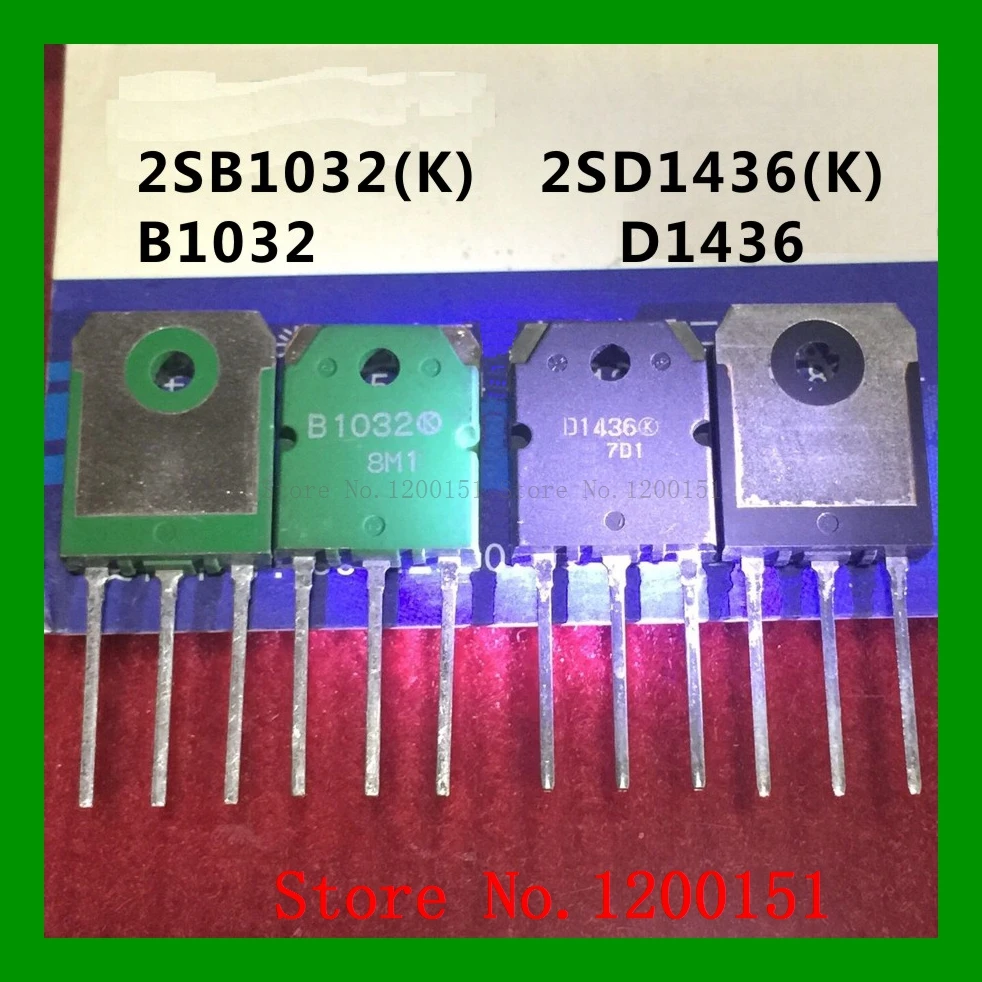 Пара = 2 шт./лот 2SB1032 2SD1436 B1032 D1436 TO-247