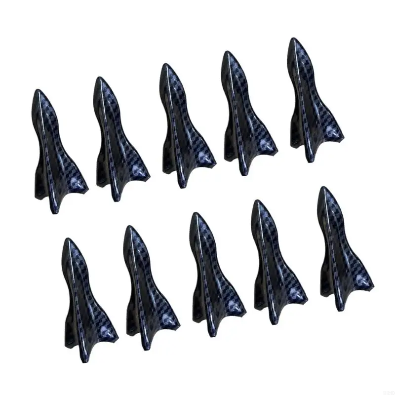 R58D 10PCS Universal Car Shark Fin Diffuser Vortexs Обновления генератора для использования крыши