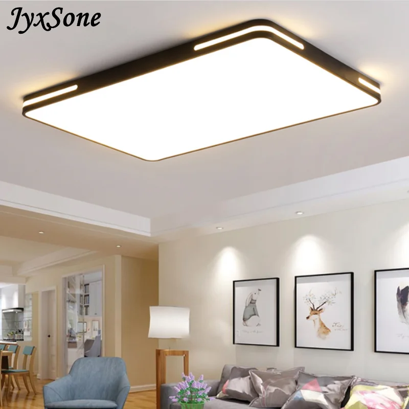 $48.54 Led Ceiling Modern Simple Dimmer Decorative Led Ceiling Lamps Round Bedroom Living Room Rectangle Aisle Ultra-thin Indoor Light