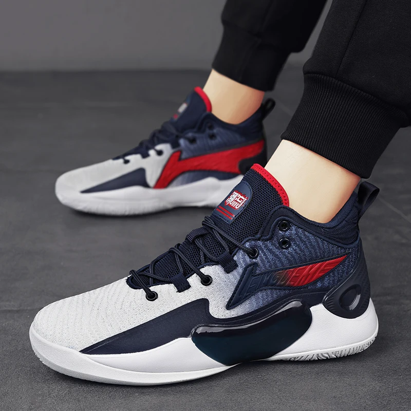 Мужские Нескользящие Баскетбольные Кроссовки Дышащие Li-Ning С Поддержкой Свода