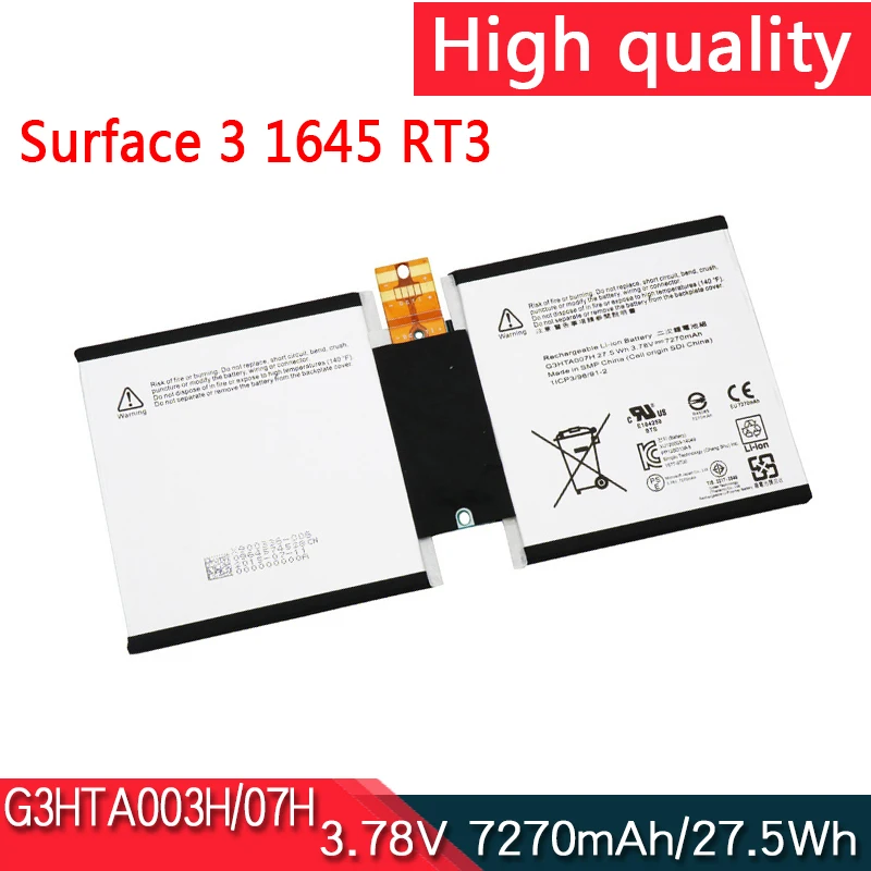 G3HTA003H G3HTA004H G3HTA007H Аккумулятор для Microsoft Surface 3 1645 1657 Tablet PC 1ICP3/96/91-2 аккумуляторы