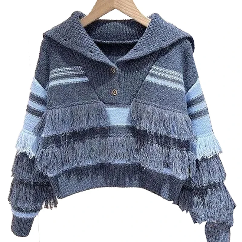 

Женский джинсовый костюм в гонконгском ретро стиле, повседневная верхняя одежда, модные трендовые Брюки с широкими штанинами, Женский комплект из двух предметов, 2023