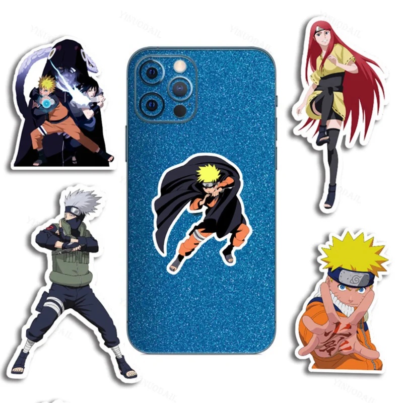 

100pcs Cool Naruto Stickers Anime Decals Kids Toys DIY Scrapbook Laptop Car Stationary Waterproof Cool Cartoon Sticker Pack