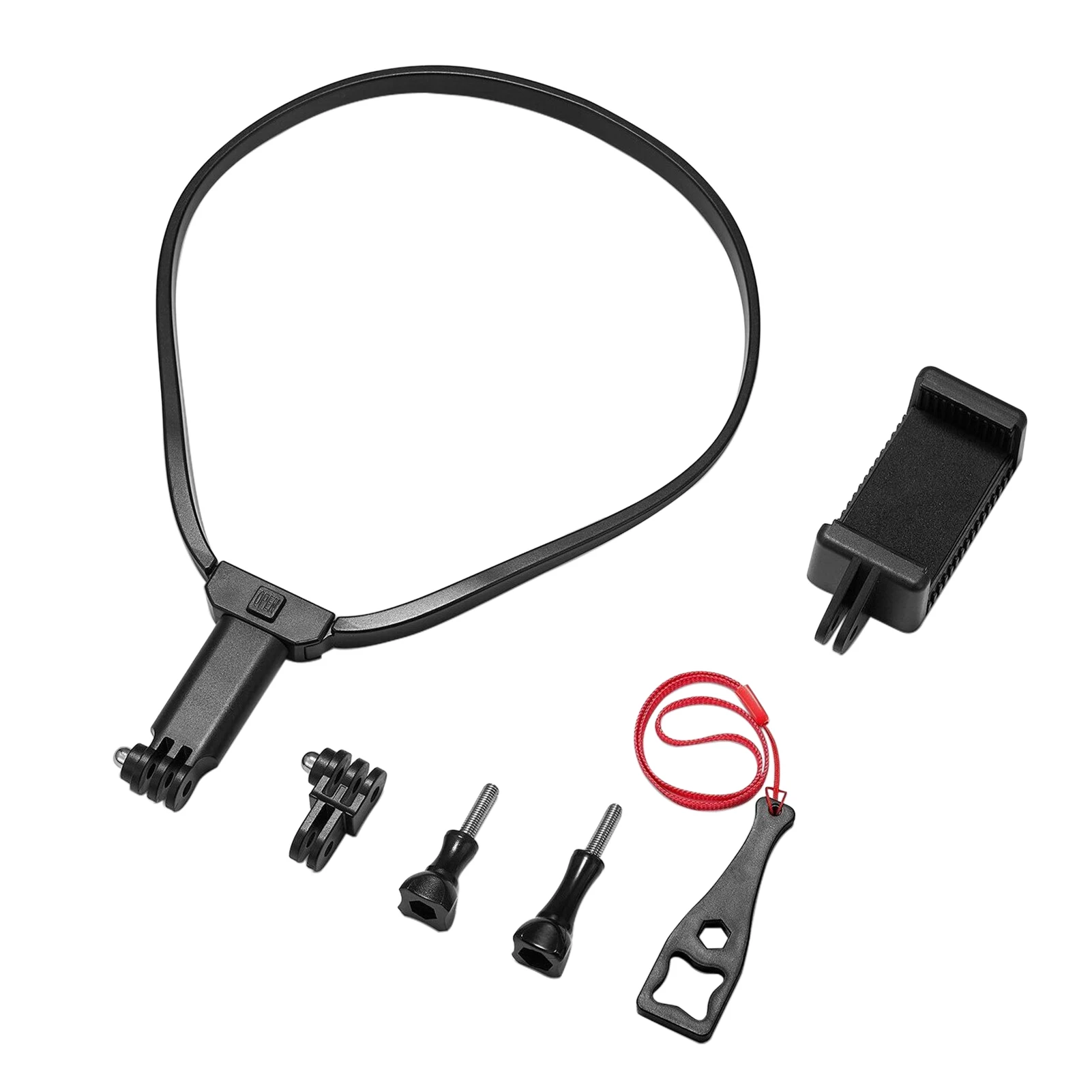 

Retractable Phone Holder Universal Practical Portable Photography ABS Fixed Base For Sports Camera Neck Stand Fit For Go Pro 9