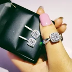 2 шт.упаковка, серьги-гвоздики в виде кольца