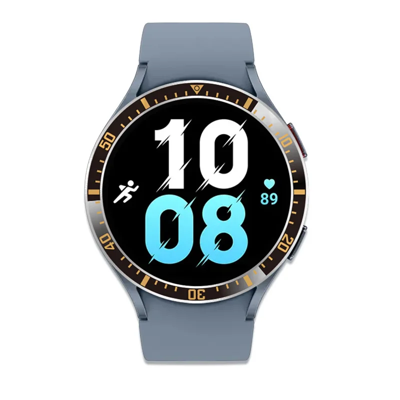 Metal Bezel for Samsung Galaxy Watch 4 Classic 46mm 42mm Alloy Cover Adhesive Case Bumper Ring For galaxy watch 4 5 40mm 44mm
